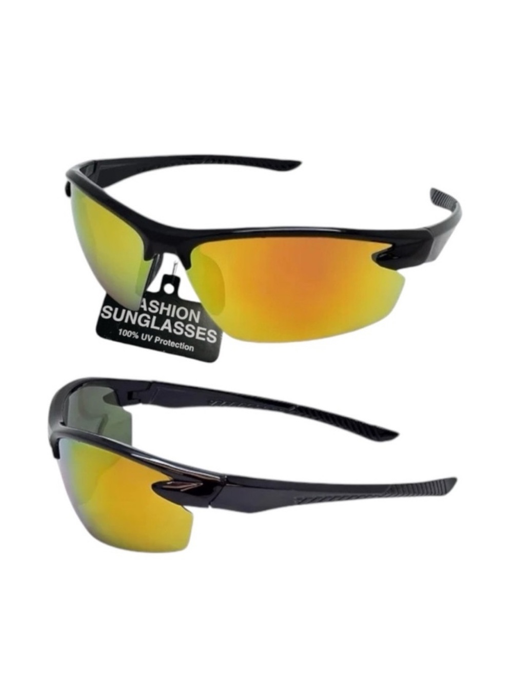 Sports Wrap Semi Rim    Sunglasses